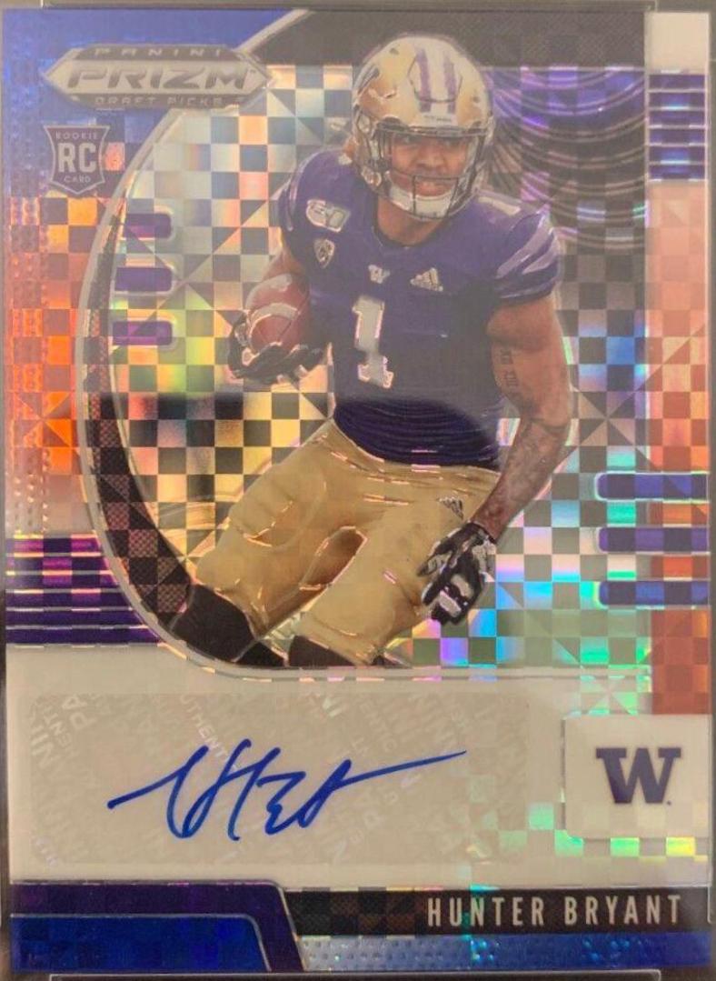 Hunter Bryant [Autograph Red White Blue Prizm] #285