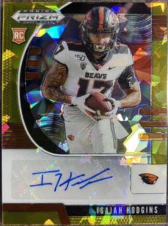 Isaiah Hodgins [Autograph Gold Ice Prizm] #267