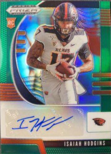 Isaiah Hodgins [Autograph Green Prizm] #267