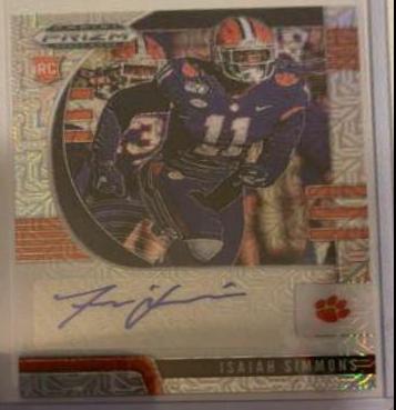 Isaiah Simmons [Autograph Mojo Prizm] #154