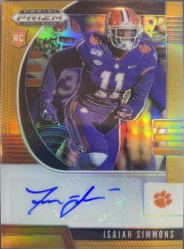 Isaiah Simmons [Autograph Orange Prizm] #154