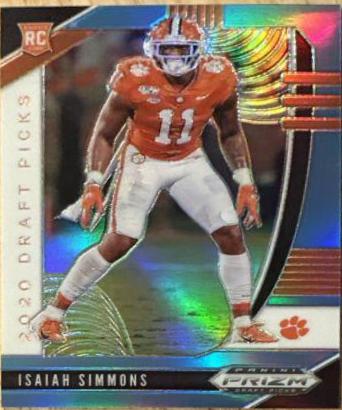 Isaiah Simmons [Carolina Blue Prizm] #154