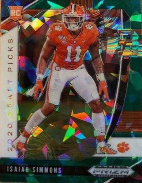 Isaiah Simmons [Green Ice Prizm] #154