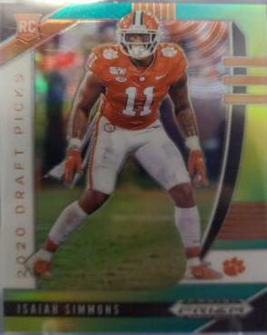 Isaiah Simmons [Green, Yellow Prizm] #154