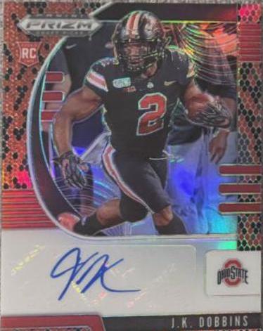 J.K. Dobbins [Autograph Snakeskin Prizm] #114