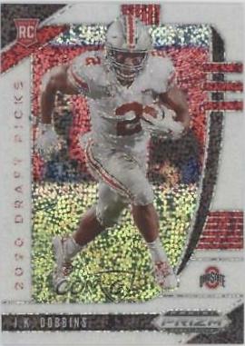 J.K. Dobbins [White Sparkle Prizm] #114