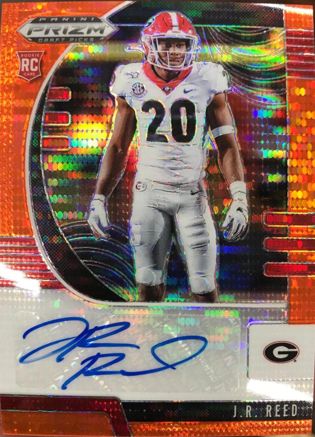 J.R. Reed [Autograph Orange Prizm] #297