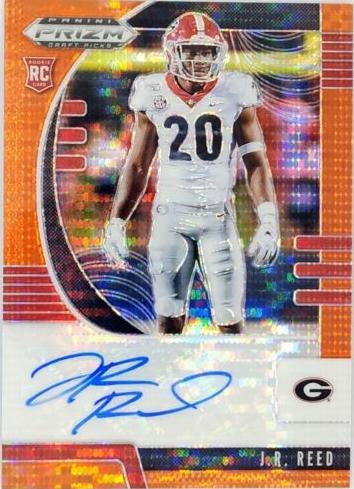 J.R. Reed [Autograph Orange Pulsar Prizm] #297