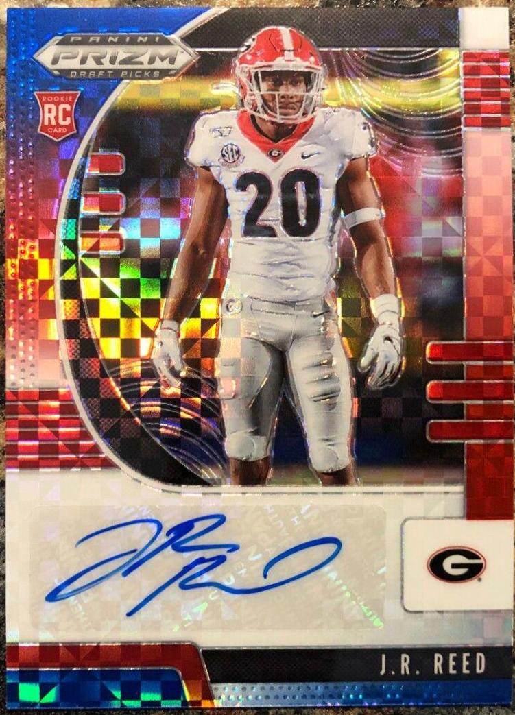 J.R. Reed [Autograph Red White Blue Prizm] #297