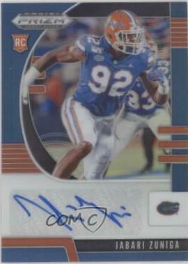 Jabari Zuniga [Autograph Blue Prizm] #210