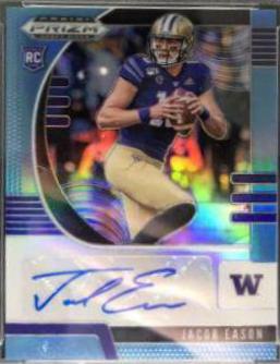 Jacob Eason [Autograph Carolina Blue Prizm] #115