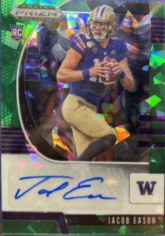 Jacob Eason [Autograph Green Ice Prizm] #115