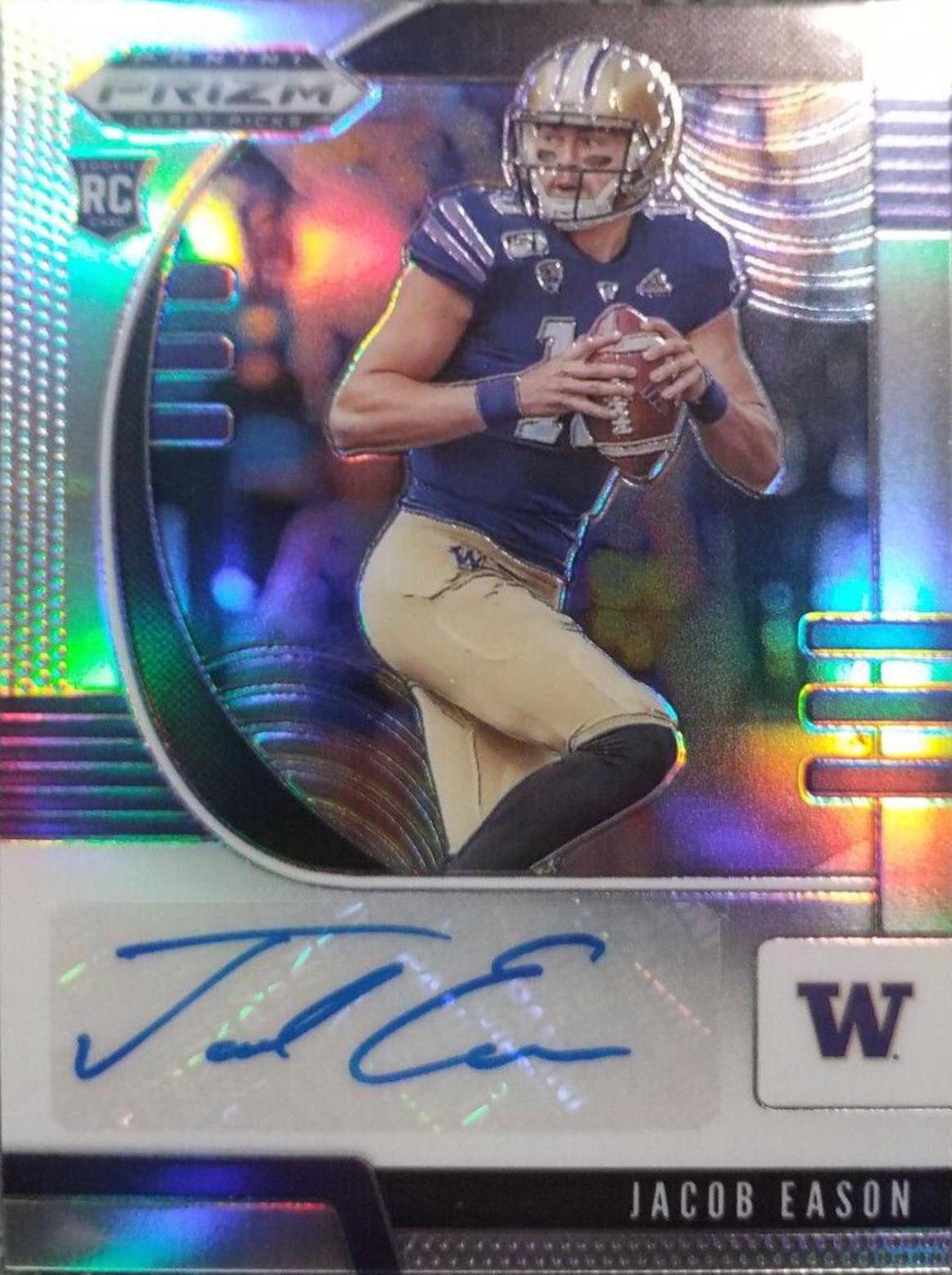 Jacob Eason [Autograph Snakeskin Prizm] #115