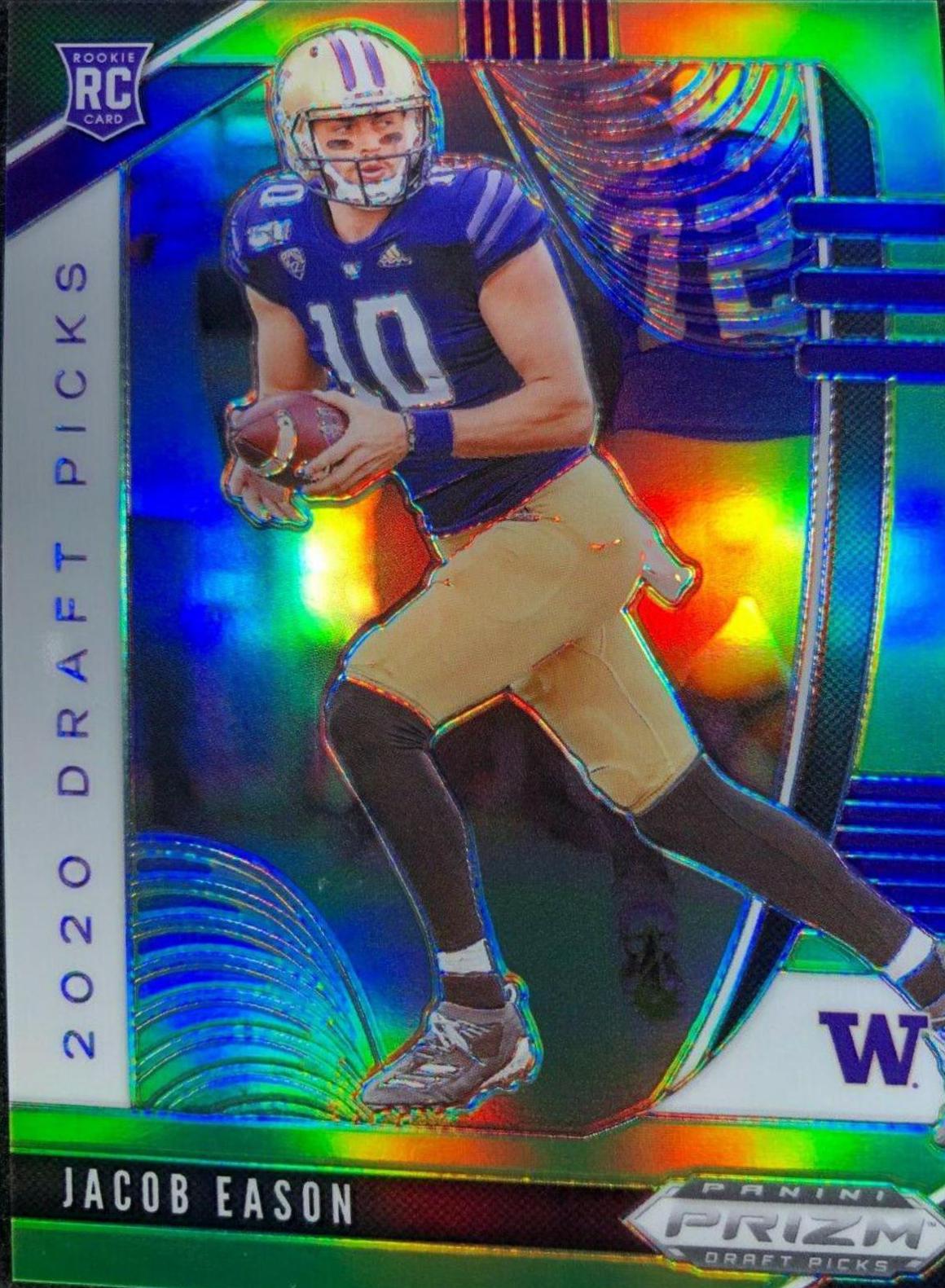 Jacob Eason [Neon Green Prizm] #115