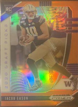 Jacob Eason [Orange Prizm] #115