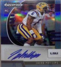 Jacob Phillips [Autograph Carolina Blue Prizm] #191