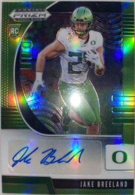 Jake Breeland [Autograph Neon Green Prizm] #132