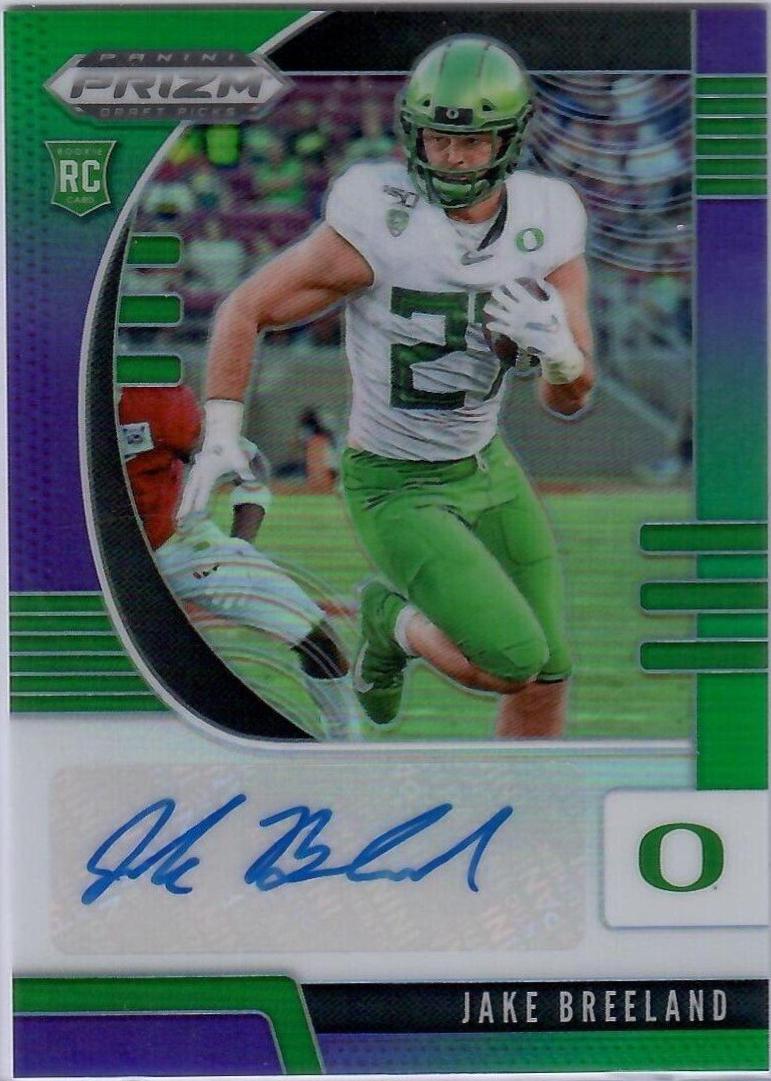 Jake Breeland [Autograph Purple Green Prizm] #132