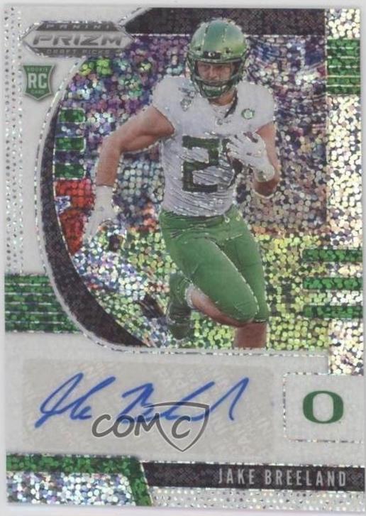 Jake Breeland [Autograph White Sparkle Prizm] #132
