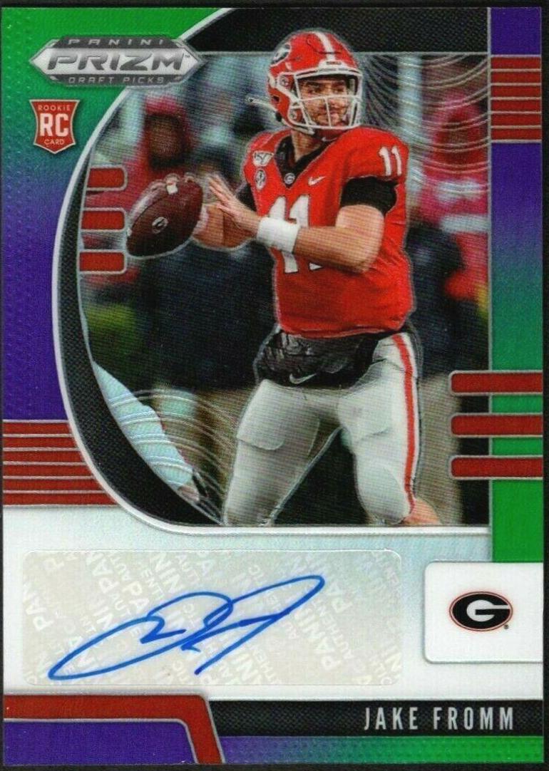 Jake Fromm [Autograph Purple Green Prizm] #111