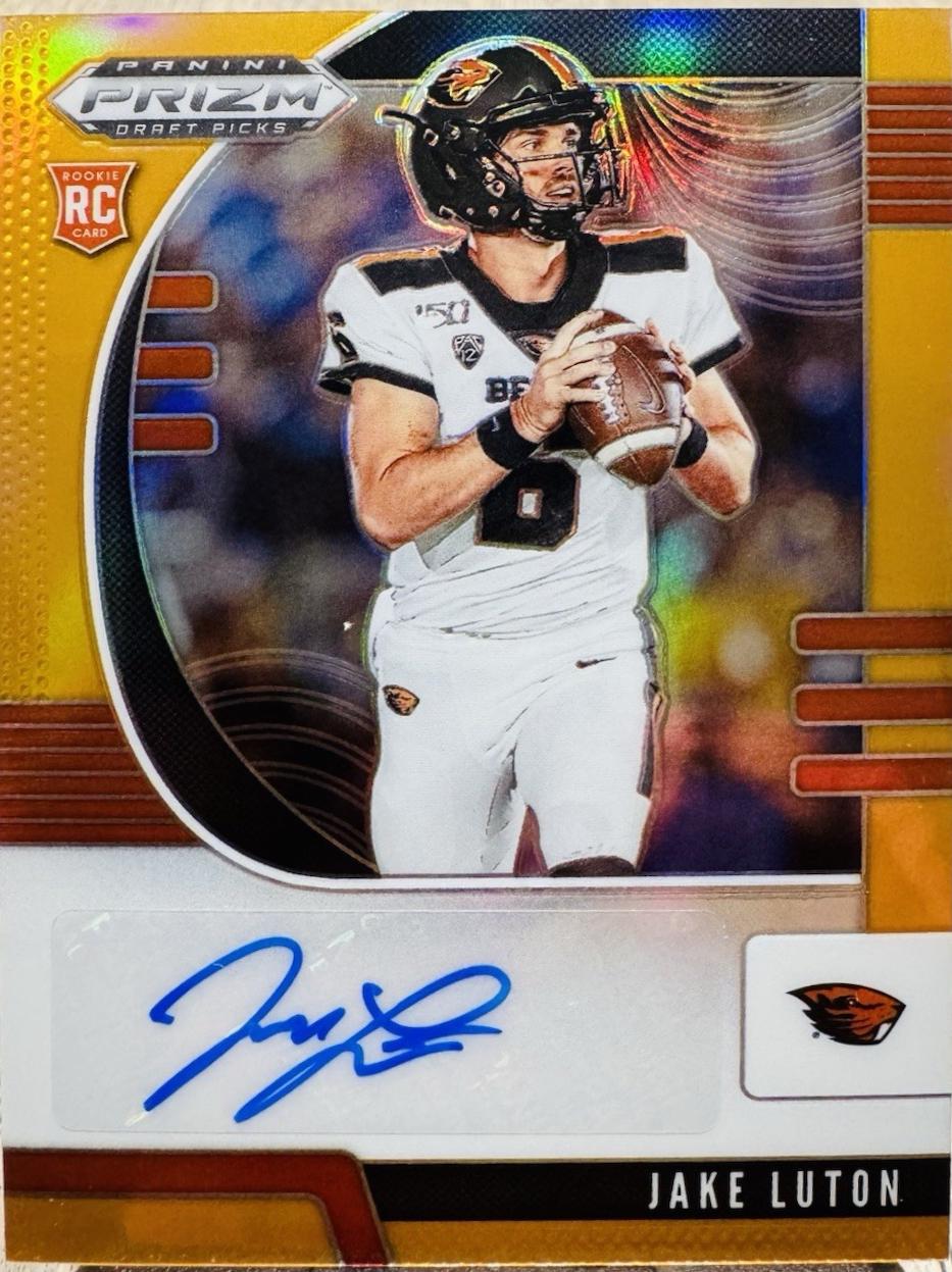 Jake Luton [Autograph Orange Prizm] #131