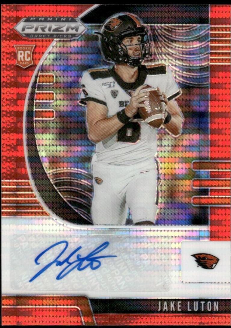 Jake Luton [Autograph Orange Pulsar Prizm] #131