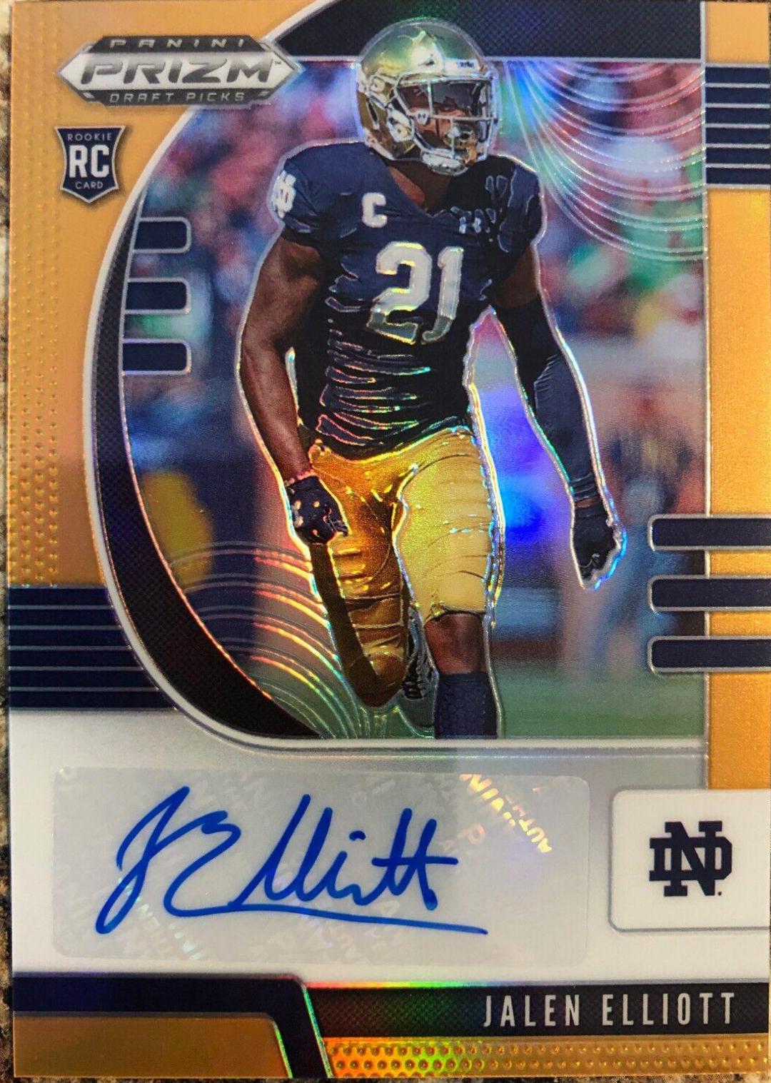Jalen Elliott [Autograph Orange Prizm] #187