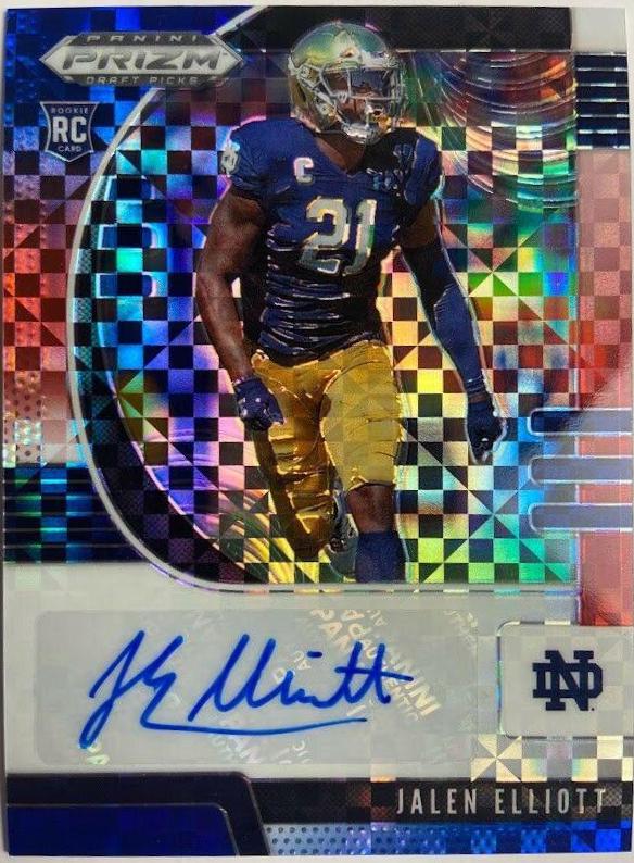 Jalen Elliott [Autograph Red White Blue Prizm] #187
