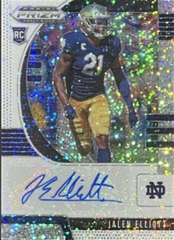 Jalen Elliott [Autograph White Sparkle Prizm] #187