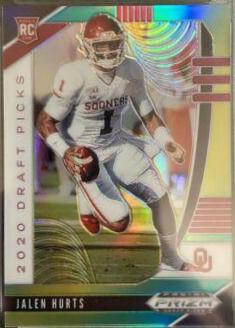 Jalen Hurts [Green, Yellow Prizm] #129