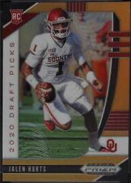 Jalen Hurts [Neon Orange Prizm] #129