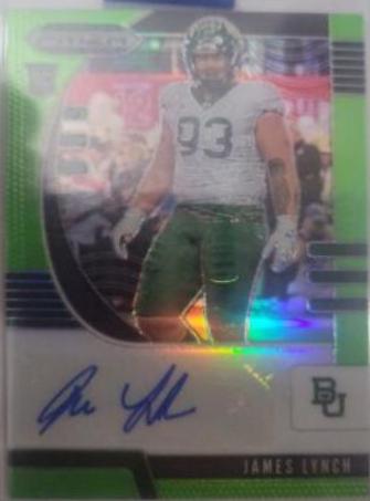 James Lynch [Autograph Neon Green Prizm] #265