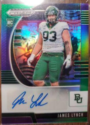 James Lynch [Autograph Purple Green Prizm] #265