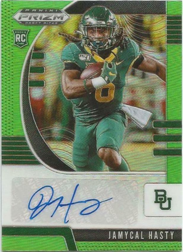Jamycal Hasty [Autograph Green Prizm] #243