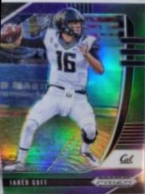 Jared Goff [Purple, Green Prizm] #48