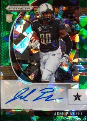 Jared Pinkney [Autograph Green Ice Prizm] #137