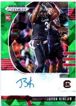 Javon Kinlaw [Autograph Green Ice Prizm] #161