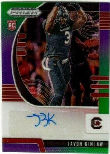 Javon Kinlaw [Autograph Purple Green Prizm] #161