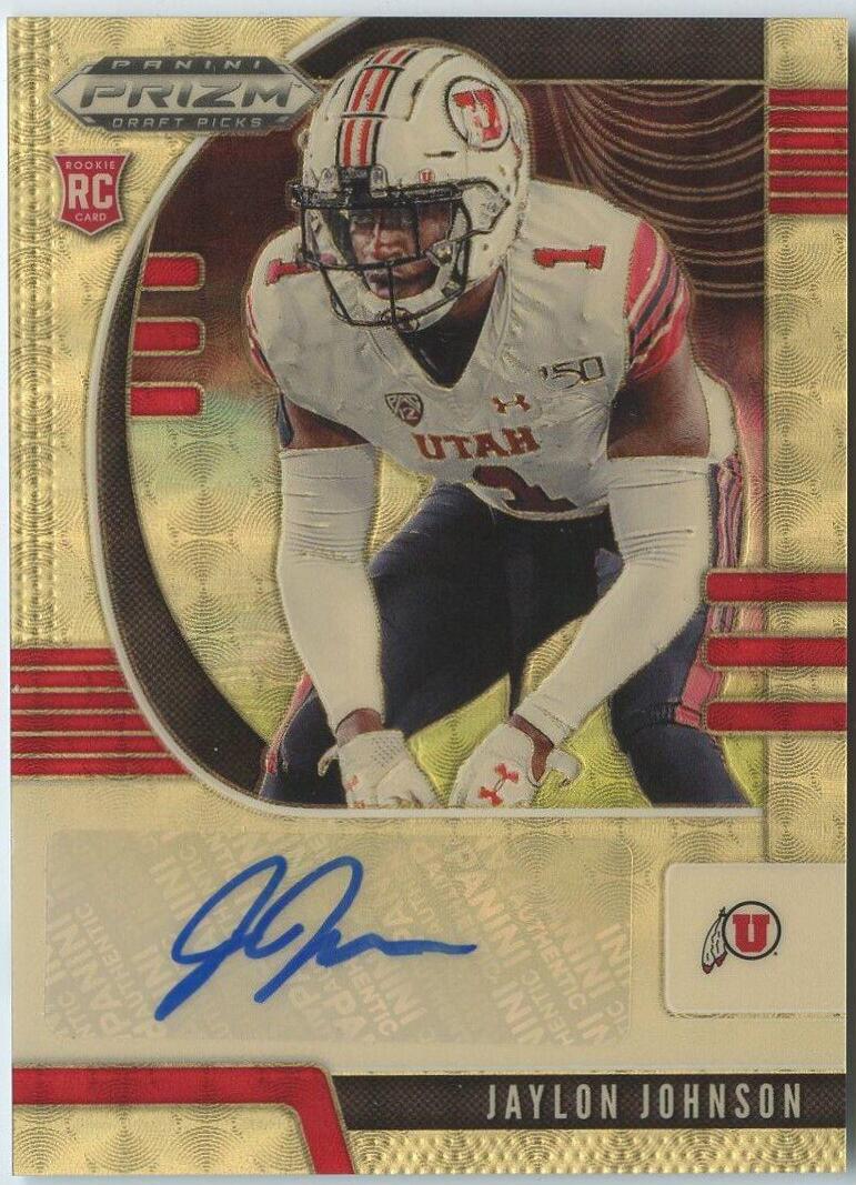 Jaylon Johnson [Autograph Gold Vinyl Prizm] #233