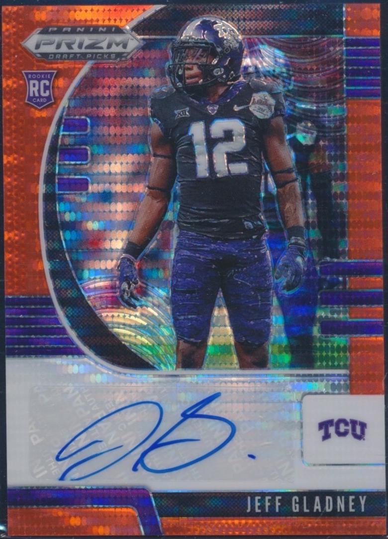 Jeff Gladney [Autograph Orange Prizm] #241