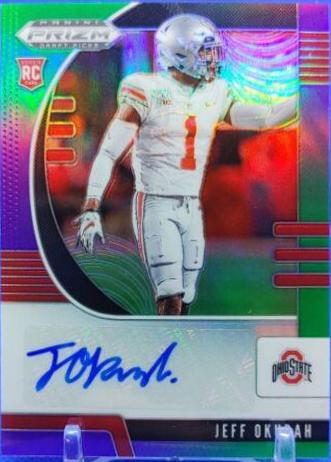 Jeff Okudah [Autograph Snakeskin Prizm] #152
