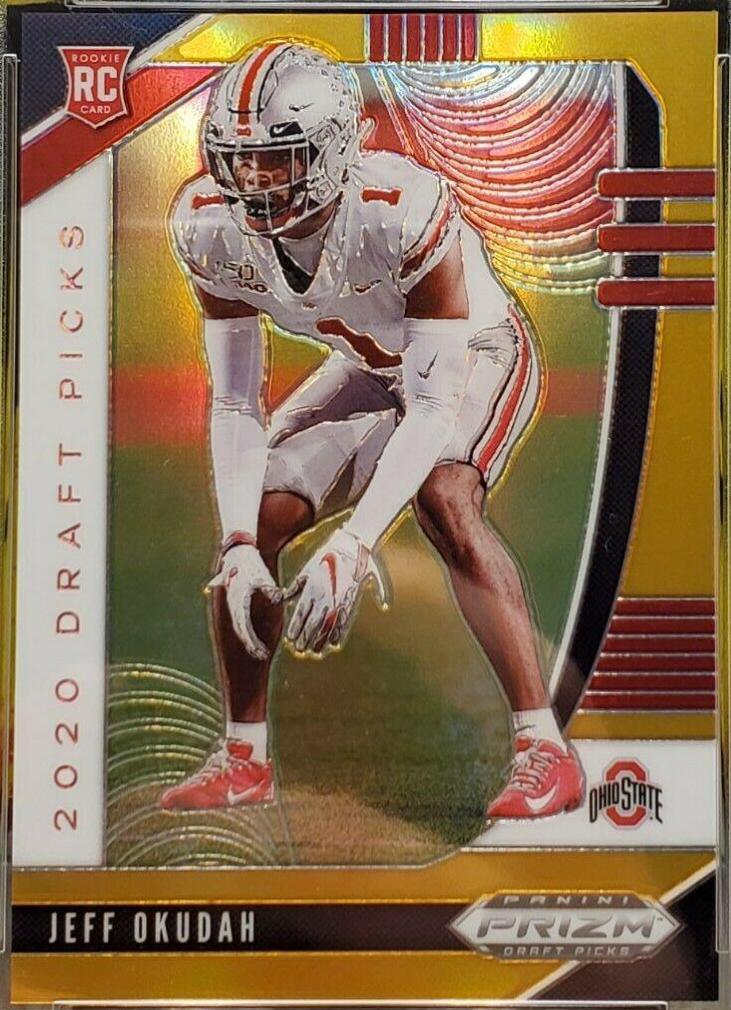Jeff Okudah [Neon Orange Prizm] #152