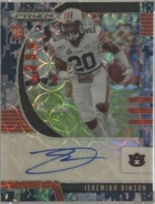 Jeremiah Dinson [Autograph Camo Prizm] #184