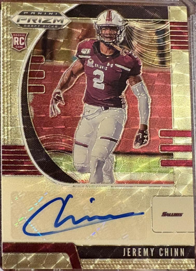 Jeremy Chinn [Autograph Gold Vinyl Prizm] #264