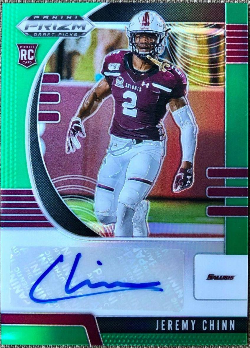 Jeremy Chinn [Autograph Green Prizm] #264