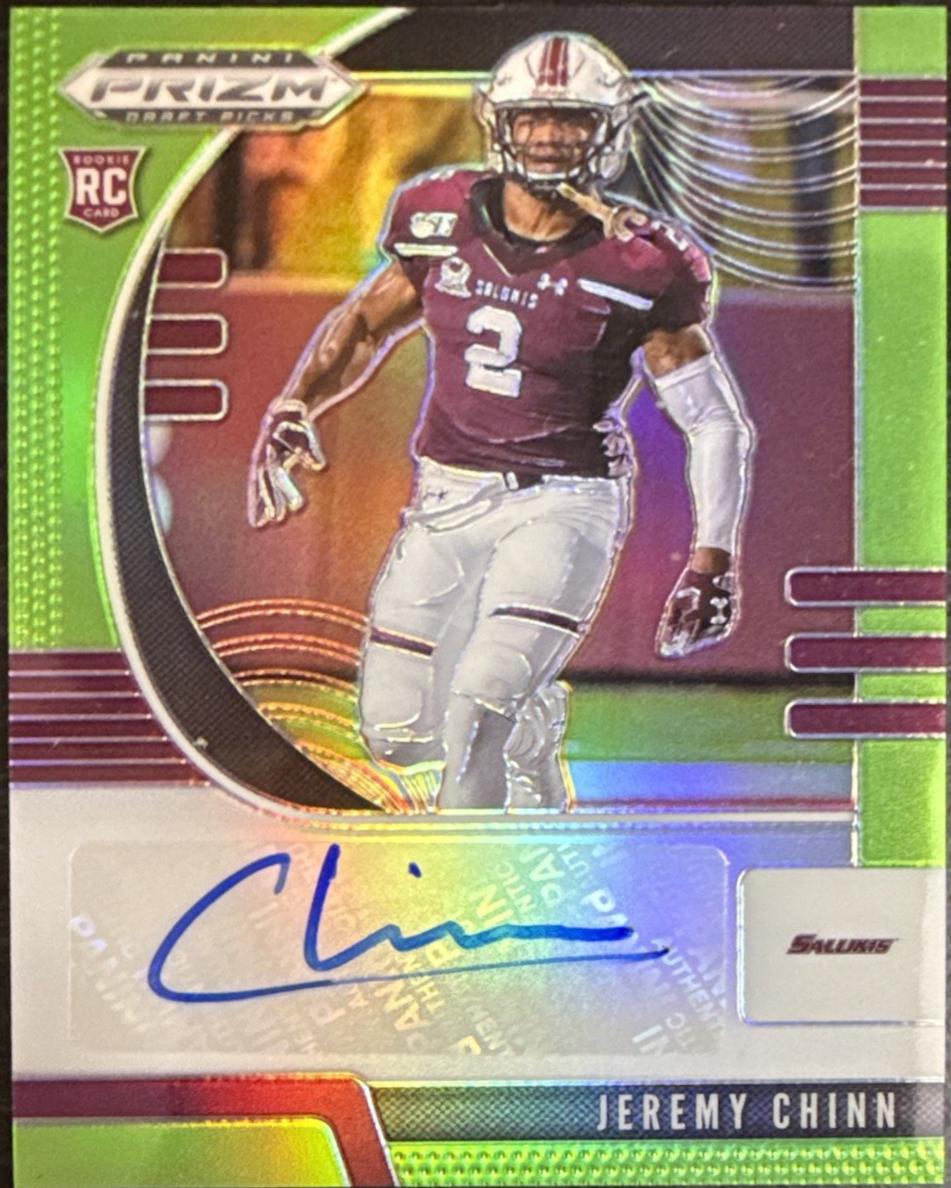 Jeremy Chinn [Autograph Neon Green Prizm] #264