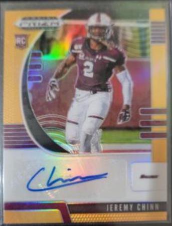 Jeremy Chinn [Autograph Orange Prizm] #264