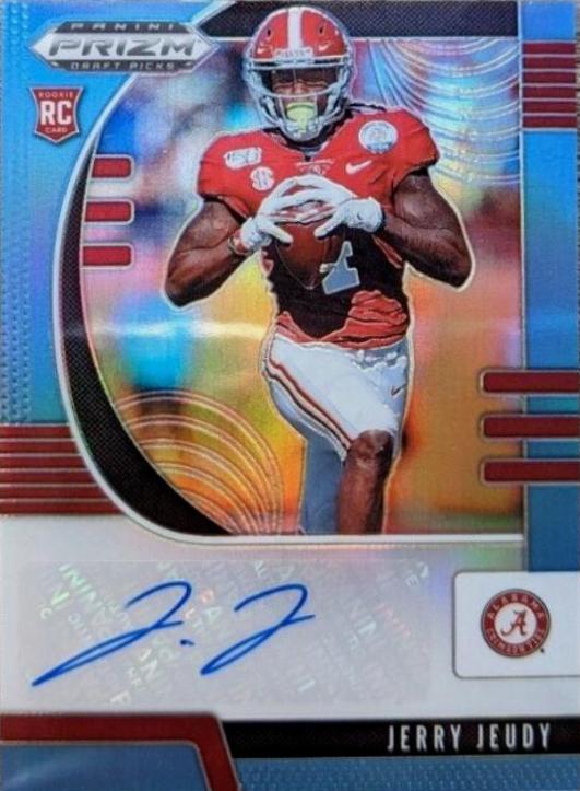 Jerry Jeudy [Autograph Carolina Blue Prizm] #103