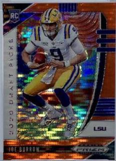 Joe Burrow [Orange Pulsar Prizm] #105