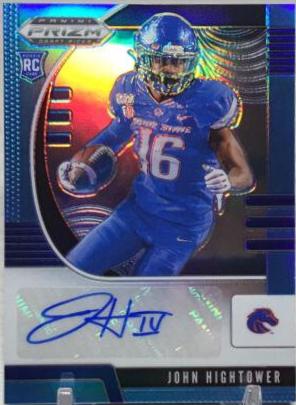John Hightower IV [Autograph Carolina Blue Prizm] #258